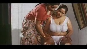 Sharmile takes Oil Massage